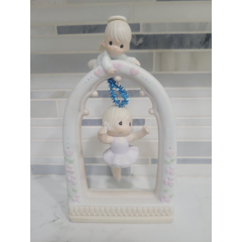 Precious Moment Ornament Holder & Ballarina ornament